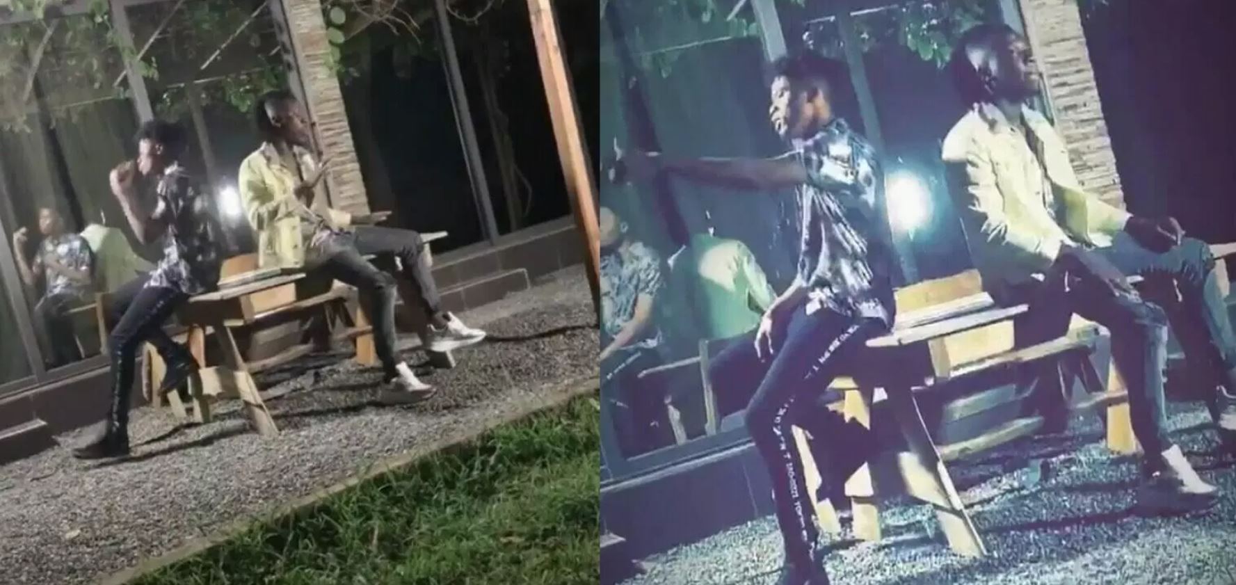 Kwesi Arthur & Stonebwoy shooting a dope music video together Kwesi Arthur & Stonebwoy shooting a dope music video together