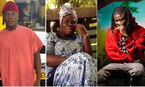 Stonebwoy unveils golden statue on Mother’s Day to celebrate late mother 1 Stonebwoy unveils golden statue on Mother’s Day to celebrate late mother