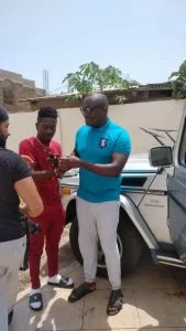 shatta-wale-g-wagon-present-01-169x300 Shatta Wale receives a Mercedes Benz G-Wagon as birthday present from EIB Records
