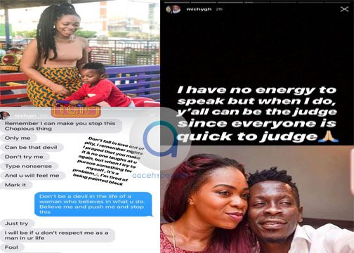 Shatta Michy Elopes with Majesty + Screenshots of Conversation Between Wale And His Girlfriend