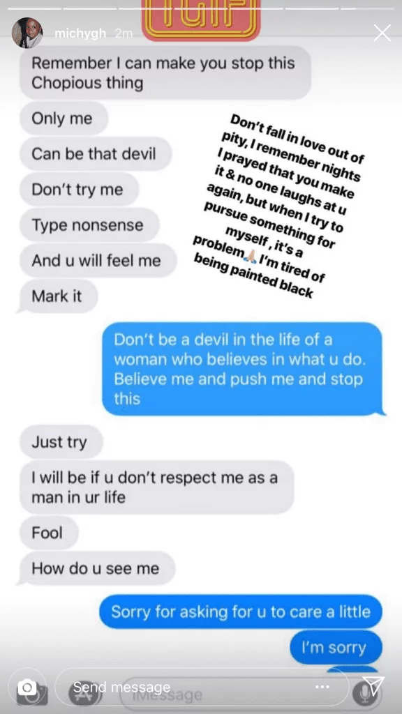 image1-576x1024 Shatta Michy Elopes with Majesty + Screenshots of Conversation Between Wale And His Girlfriend