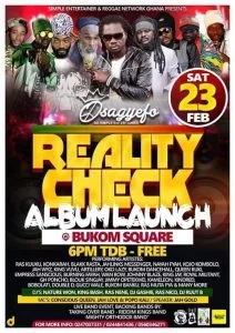 Reality-Check-Album-Launcing-Flyer-212x300 Ghanaian International reggae icon Osagyefo launches #RealityCheck album