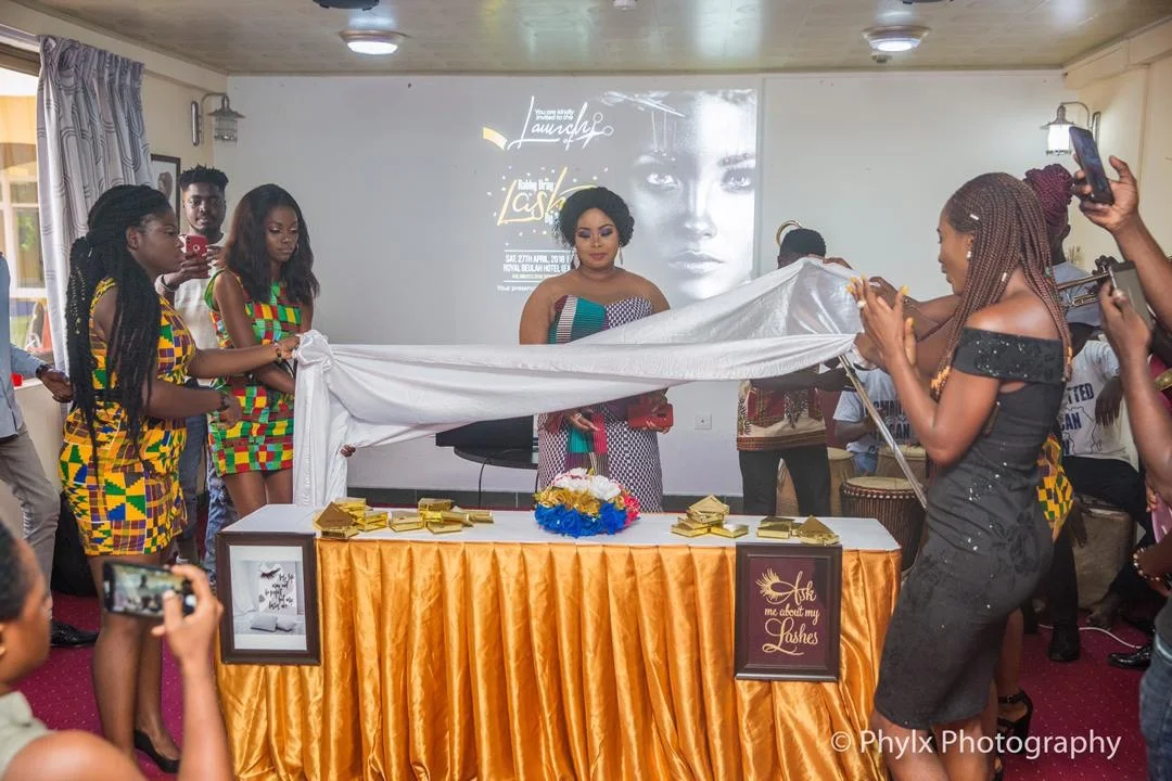 1fe32086-0b5d-4d47-98c7-8c12667d4eb9 Actress Rabby Bray Launches Luxurious Eye Lashes for Ghanaian women