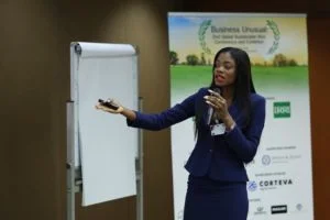 IMG-20191005-WA0007-300x200 Ghanaian Top Model  Prisca Abah   Storms Sustainable Rice Platform  Conference In Thailand.