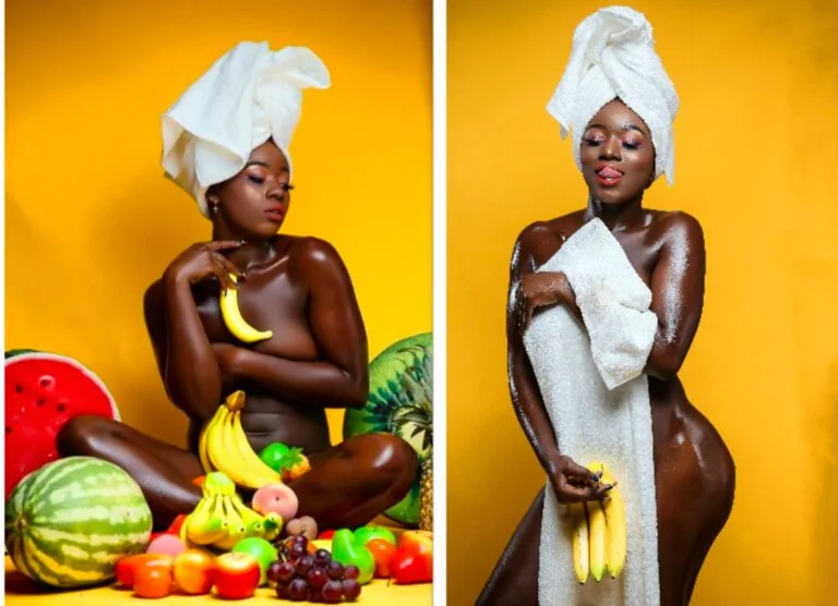 Fina-Yen-Nko-Te-aa Singer Fina Goes Completely N*de To Hype Her Upcoming Single Titled “Yen Nk) Te A” – See Photos