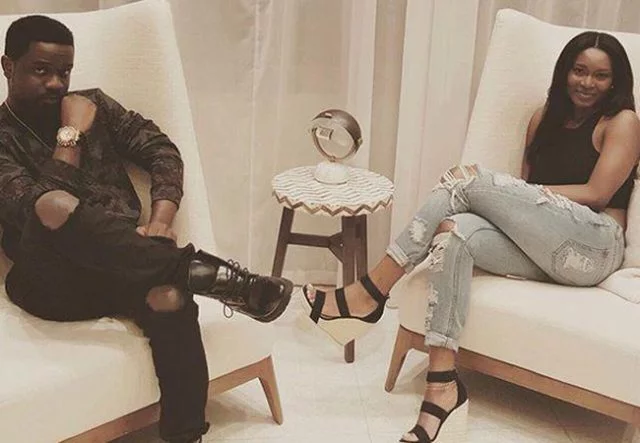 Sarkodie swiftly reacts to reports of his wife, Tracy Sarkcess giving birth in the UK