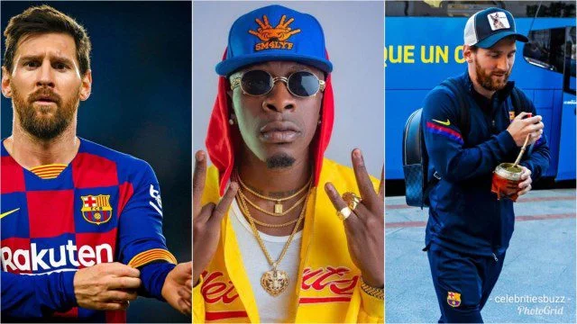 Shatta Wale’s Borjor Being Played Live in FC Barcelona Dressing Room