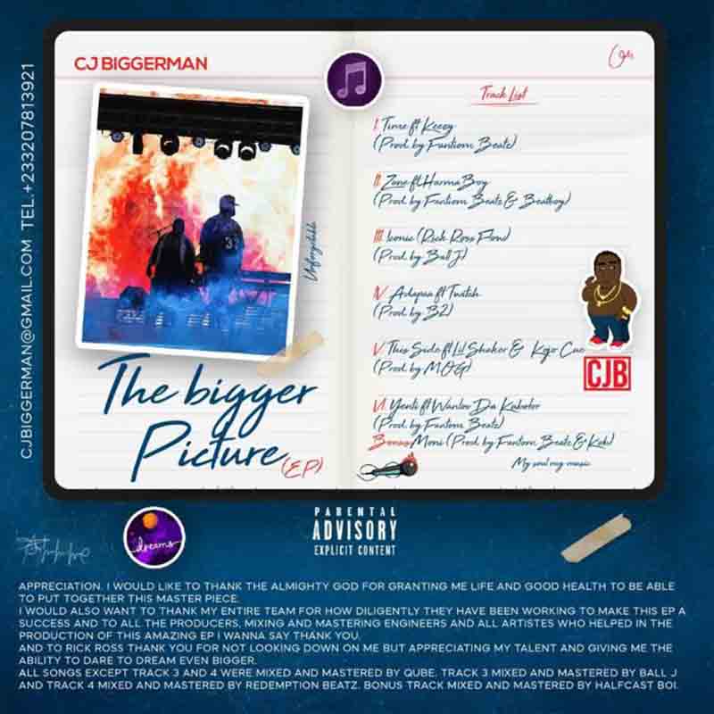 CJ Biggerman – Bigger Picture (Full EP)[ZIP FILE]