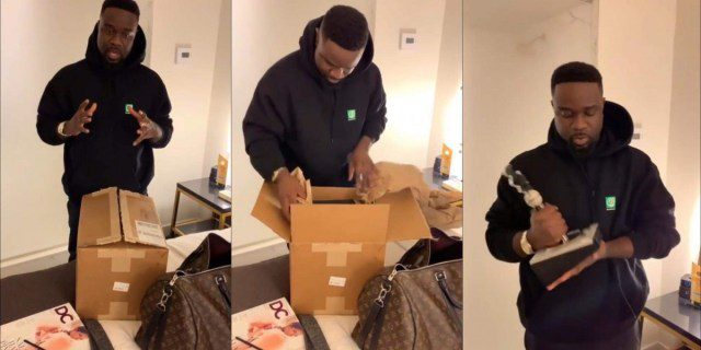 Sarkodie finally receives his BET Best International Flow award plaque