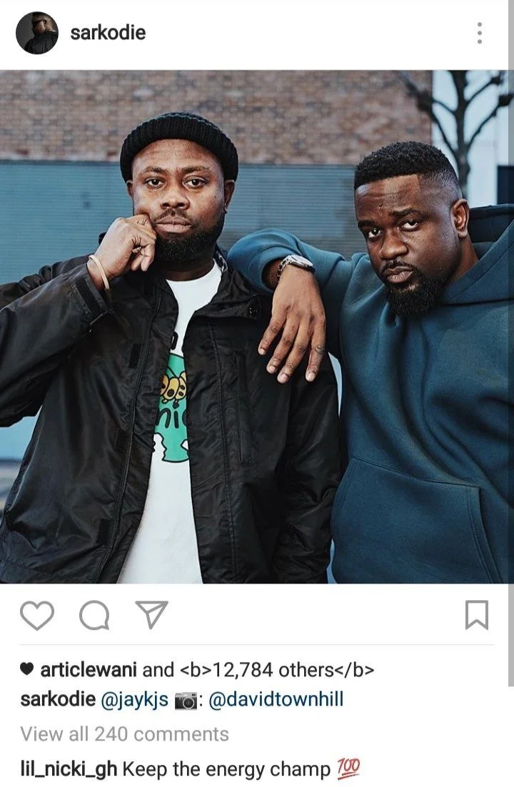 screenshot_20200229_1202548199038713874716854 Sarkodie’s first reaction after Shatta Wale called him & his SarkNation fans fools