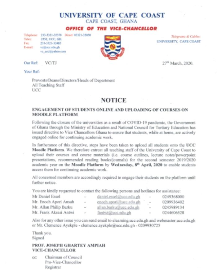 Screenshot-2020-03-31-at-8.32.26-PM BREAKING: UCC Moves Academic Work To Online Platforms Over Coronavirus (+ STATEMENT