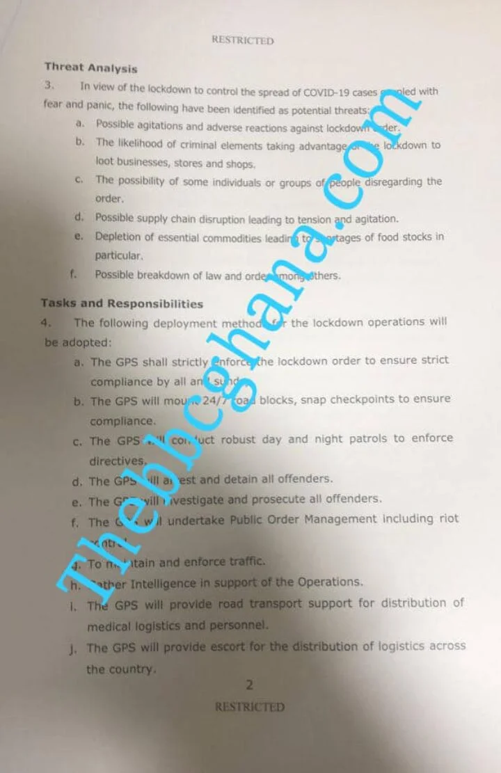 Screenshot_20200327-162528 BREAKING NEWS: Accra, Tema, Kumasi and Obuasi To be Lockdown (+ Official Documents