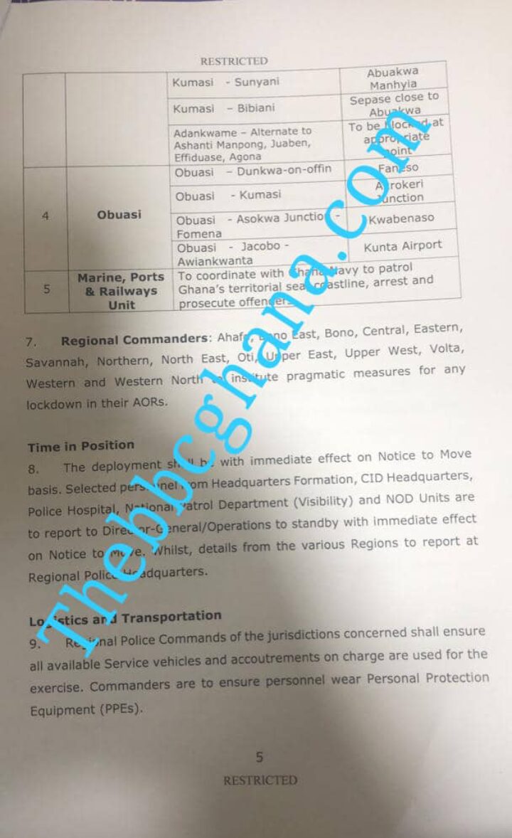 Screenshot_20200327-162551 BREAKING NEWS: Accra, Tema, Kumasi and Obuasi To be Lockdown (+ Official Documents