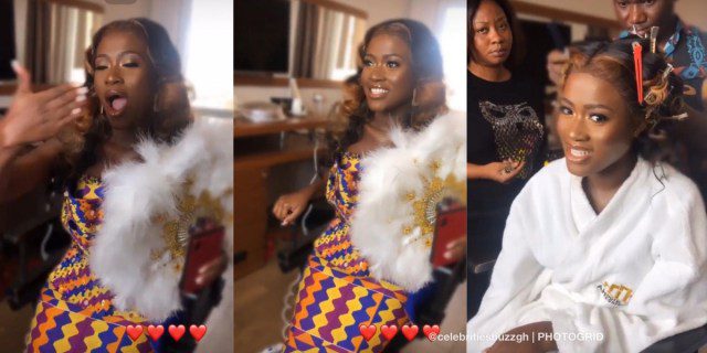 BREAKING NEWS: Fella Makafui faints at her wedding