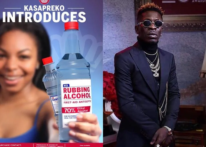 Coronavirus: Shatta Wale unveils new Kasapreko Hand Sanitizer