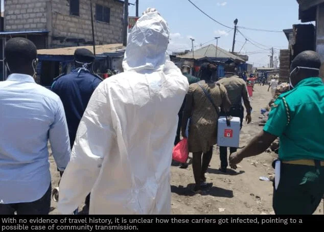 2 Covid-19 patients at Old Fadama on the run 2 Covid-19 patients at Old Fadama on the run