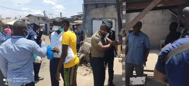 Capture-4 2 Covid-19 patients at Old Fadama on the run