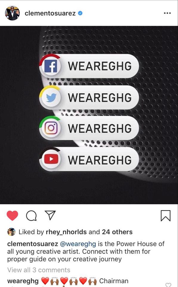 cl Clemento Suarez Supports GHG