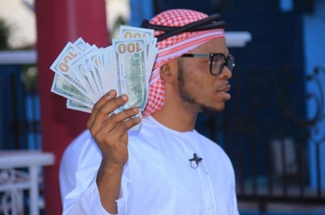 Obinim flaunts US$100 notes to celebrate ‘freedom’
