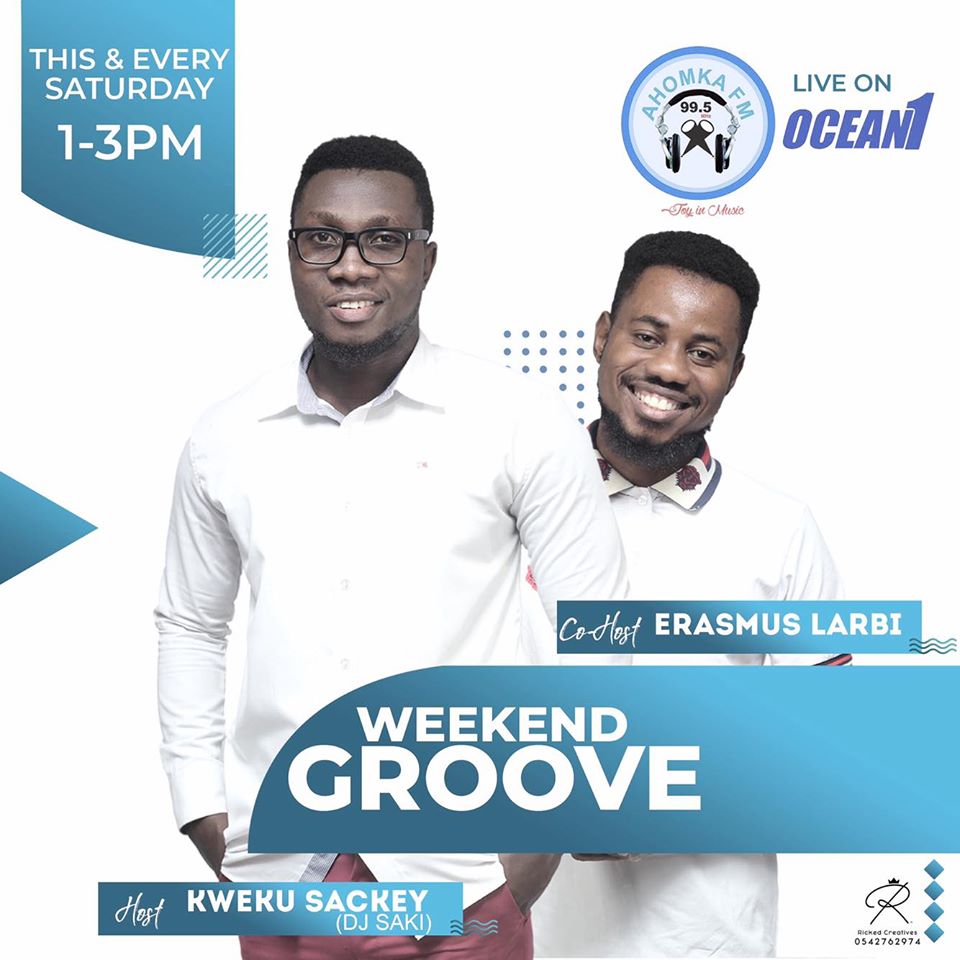106269352_3350430564991431_8483470060884000267_o DJ Saki Returns to Ahomka FM with Weekend Groove Show, To Be Co-Hosted By Erasmus Larbi