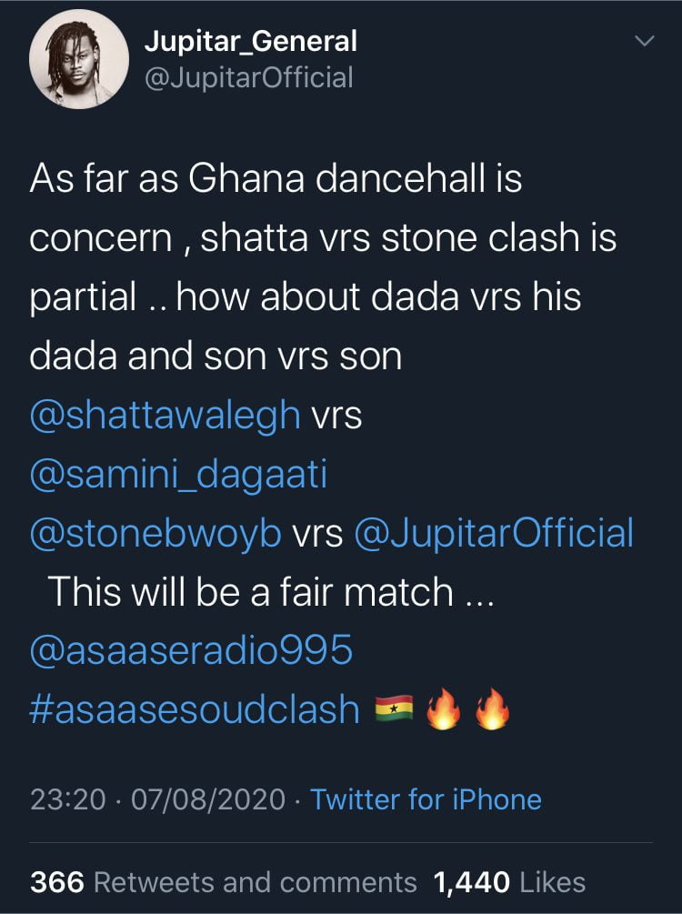 2B5D6CE1-1903-4188-AABC-F47B2F528D45 If Jupitar is hungry to ‘Clash 2 Crush COVID’, he should face me before Stonebwoy – Kahpun brags