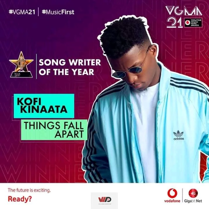 FB_IMG_15986830463848022 VGMA 2020: Kofi Kinaata Sets Record By Winning Songwriter For The 3rd Time