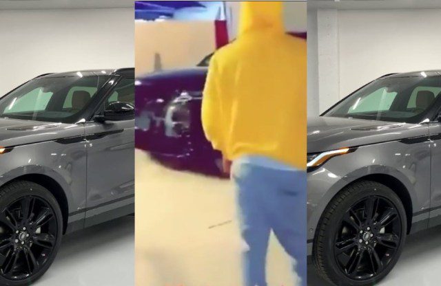 Video: Stonebwoy buys brand new 2020 Range Rover Velar R-Dynamic