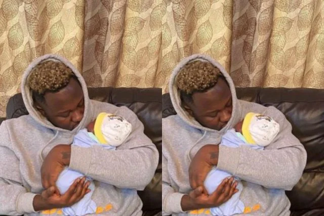 Medikal shares first adorable photos of his daughter