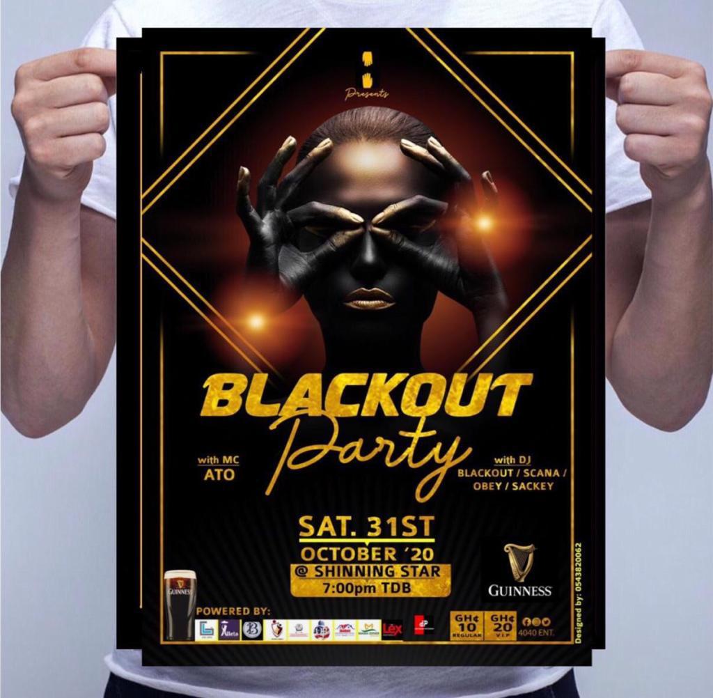 Annual Blackout party slated for October 31st at Bogoso.