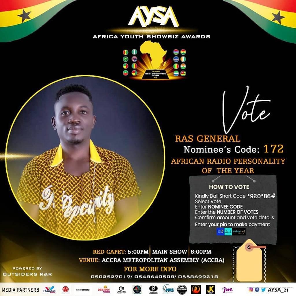 151920856_420094949257639_989091978137662877_o Ras General nominated as African Radio Personality of the Year 2021