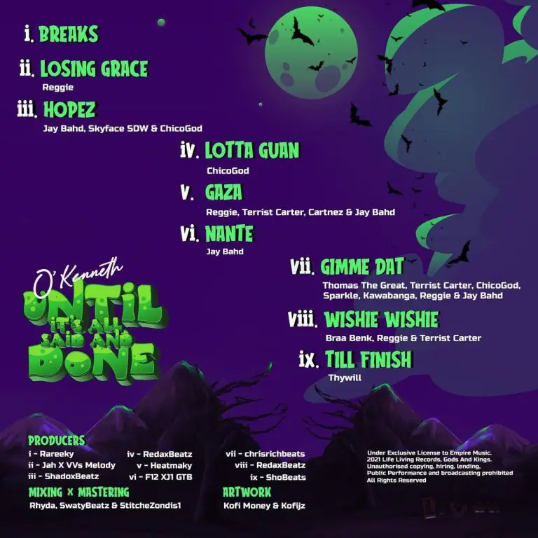O’Kenneth – Until It’s All Said and Done EP (Full Album)