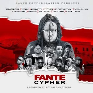 Fante-Cypher-mp3-image-300x300 Kopow Naadi - Fante Cypher Ft Terminator x Hyndu x Kojo Vypa x Phynex x Kwaku Guyman x Mula Palma x Nemisis Loso x Bassaw x Solopeezy x Emojy DJR x Kweku Bany