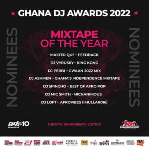 GDJ_Mixtape-300x300 Master Que grabs two nominations for this year's Ghana DJ Awards.