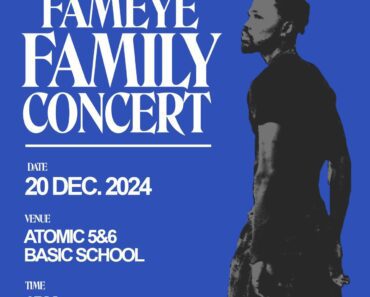 Fameye Chooses 20th December for His Family Live Concert In Accra